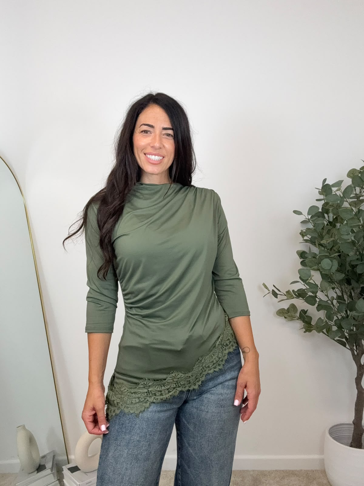 CAMISETA ENCAJE