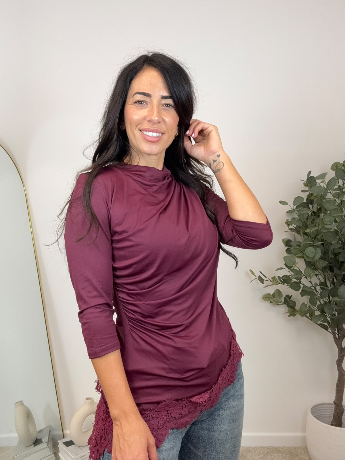 CAMISETA ENCAJE - Imagen 8