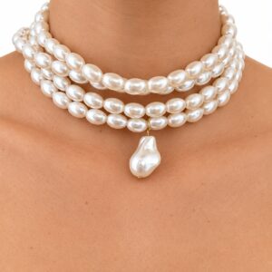 CHOKER PERLAS