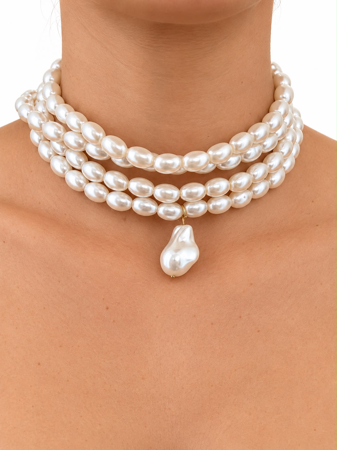 CHOKER PERLAS
